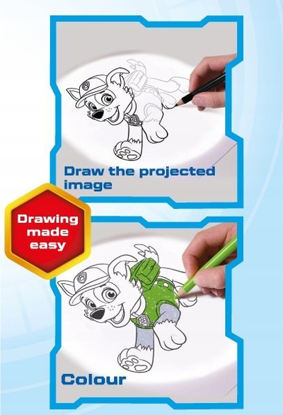 Играчка проектор за цртање Brainstorm Toys PAW Patrol, со слајдови, пренослив, повеќебоен
