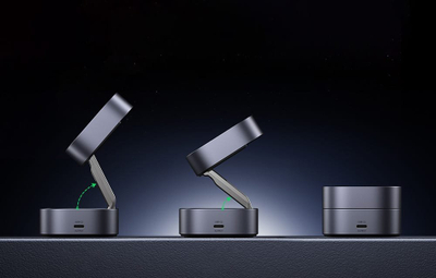 Безжичен полнач со држач ESR HaloLock 2 во 1, MagSafe, за iPhone, црн