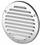 Grilë ventilimi Awenta, inox, me rrjetë, Ø125 mm, ngjyrë krom