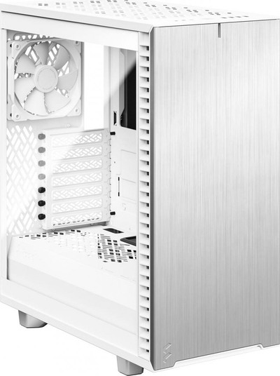 Kasë Fractal Design Define 7 Compact TG Clear Tint, e bardhë, Midi Tower