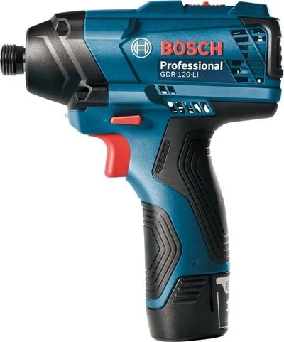 Çelës goditës me bateri Bosch GDR 120 LI, 12V, LED, blu