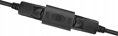 Adapter DisplayPort në DisplayPort LogiLink CV0145, 4K, i zi