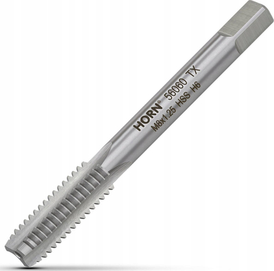 Рачен навојник HSS M8, M8x1.25 mm, DIN 352