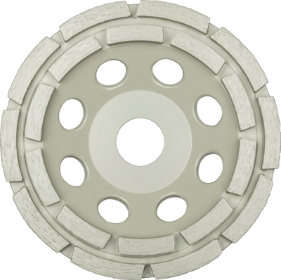 Disk diamant Klingspor Double Segment, për beton dhe asfalt, për këndbrushtuese, i bardhë