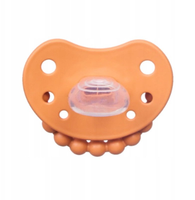 Пуфка Luu Kids Pumpkin Spice, силикон, 3-6 месеци, 1 парче