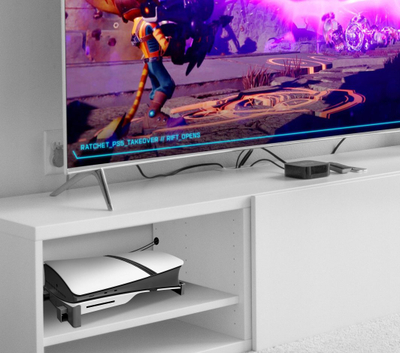 Stendë horizontale JYS P5143 për PlayStation 5 UHD, plastike, e zezë