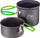 Set gatimi kampingu Optimus Terra Solo, 0.6L, alumin jo ngjitës, gri
