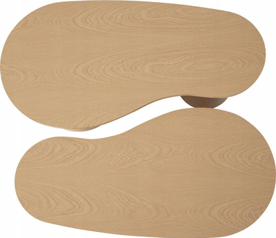 Set tavolinash kafe Atmosphera Soleya, MDF, 2 copë, bezhë