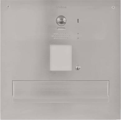 Kuti poste VIDOS DUO S1201-SKM, video interfon i integruar, lexues kartelash RFID, inoks