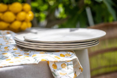 Set pjata Koziol Plate Club, 26cm, 4 copë, ngjyrë rërë