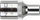 Kapak çelësi Neo 1/4\" 6-këndor, 14mm, ngjyrë argjend