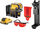 Nivel lazer DeWalt DCE0822D1R, vetënivelo, 10.8V Li-Ion, verdh e zezë