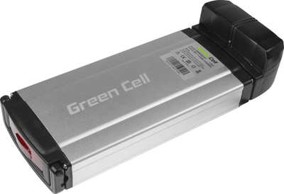 Bateri për biçikletë elektrike Green Cell, 36V 8Ah, 288Wh, argjendtë e zezë