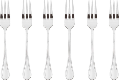 Set pirunash ëmbëlsire Sambonet Royal Inox, 6 copë, çelik inox, ngjyrë argjendi