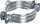Стега за цевки Walraven 2S, 20-24 mm, 2 навртки M8/10, поцинкувана