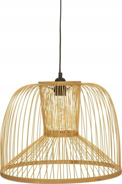 Llambadar tavani Atmosphera Amy D39, bambu natyrale, E27 40W, bezhë