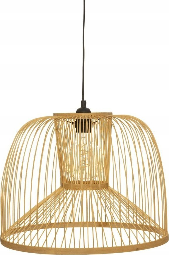 Llambadar tavani Atmosphera Amy D39, bambu natyrale, E27 40W, bezhë