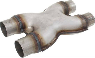 Lidhës shkarkimi TurboWorks X-Pipe, 2x63mm, çelik inoks