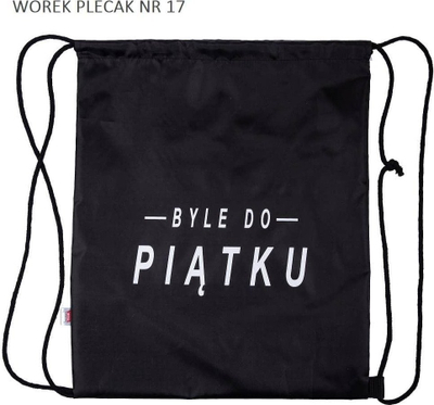 Çantë shpine Romper Sack Backpack, stil thes, mbyllje me lidhëse, e zezë