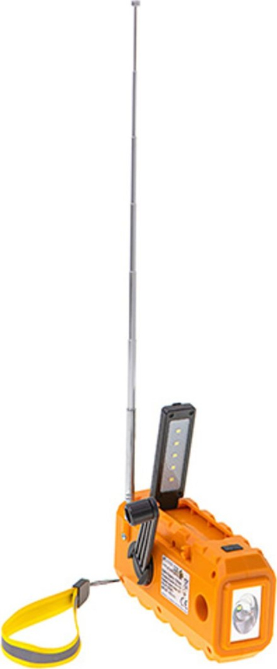 Radio portative multifunksionale me panel dielli, 1200mAh, power bank, jeshile