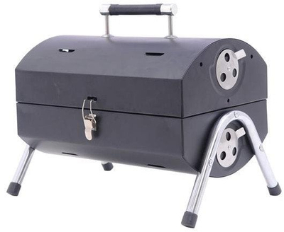 Grill me qymyr Flammifera Heikki Picnic BBQ, portativ, me kapak, i zi