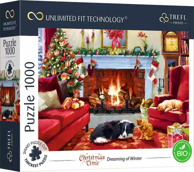 Puzzle Trefl Prime Dreaming of Winter, 1000 copa, shumëngjyrësh