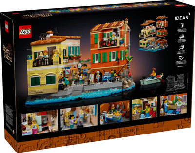 Set LEGO Ideas 21359 Italian Riviera, 2097 pjesë, për të rritur, shumëngjyrësh