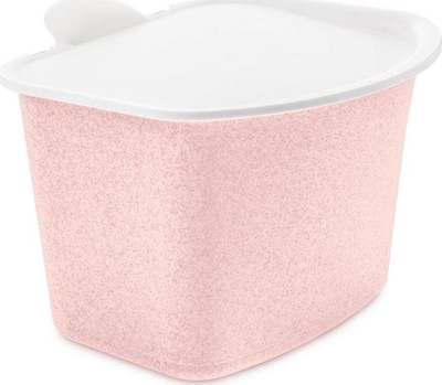 Kosh riciklimi Koziol Bibo Organic, me kapak, rozë