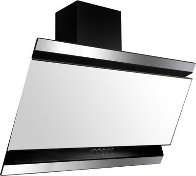 Kapak për aspirator kuzhine VDB Deco 90, 52 dB, 270 m3 / h, 90 cm, i zi
