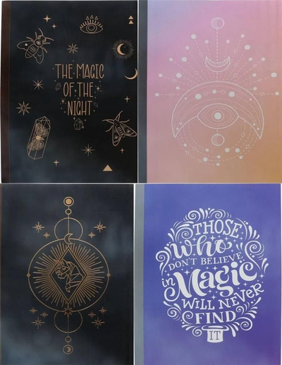 Тетратка M&amp;G Magic, B5, со квадрати, PP корица