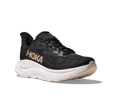 Патики за трчање Hoka Clifton 10 за жени, амортизација CMEVA, жакард плетиво, црни