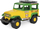 Makina lodër Wader Color Cars Jeep, 38 cm, e verdhë e gjelbër