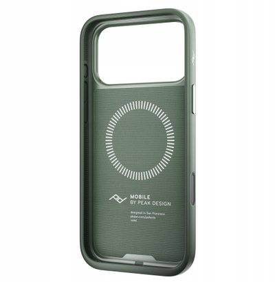 Kapak telefoni Peak Design Mobile Everyday Fabric Case për iPhone 17 Pro Max, i përshtatshëm me MagSafe, ngjyrë Sage