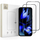 Xham mbrojtës Tech-Protect Glass Fit+, 2 copë, Google Pixel 9A 10A, me kornizë të zezë