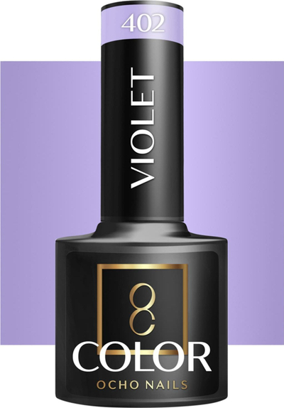 Llak gjeli hibrid Activeshop OCHO NAILS 402, 5 g, vjollcë