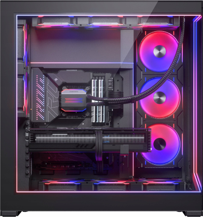 Set drite DRGB Phanteks NV9 Premium, 4 module LED D A RGB, për kornizën jashtme të NV9-s, ngjyrë e zezë