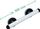Dorezë sigurie për banjo RIDDER Safety Grab Bar Premium, alumin, 32 cm, ngjyrë argjendi