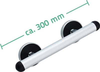 Dorezë sigurie për banjo RIDDER Safety Grab Bar Premium, alumin, 32 cm, ngjyrë argjendi