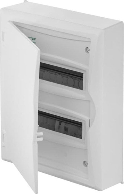 Bord shpërndarës modular Elektro-Plast 2505-00, 2x12 module, IP40, i bardhë