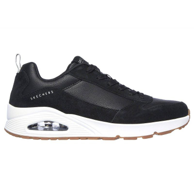 Патики Skechers Uno Stacre M 52468-BKW, Skech-Air, Air Cooled Memory Foam, бела и црна