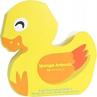 Sfungjer banjo për kalamaj Spongellé Fruitilicious Duck, 70g, me xhel dushi, i verdhë
