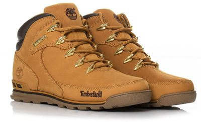 Планинарски обувки Timberland Euro Rock M TB06164R231, природна кожа, ѓон EVA, кафеави