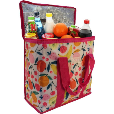 Çantë termike Redcliffs Cool, 16L, për piknik edhe plazh, rozë me fruta