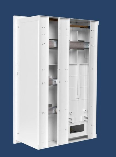Kasë matësi e energjisë RW-25-P, 3 fazore, 25 module, e bardhë
