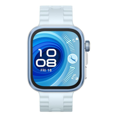 Ora inteligjente Huawei Watch Fit 4 Pro, GPS, rrip fluoroelastomer, Titanium Blue