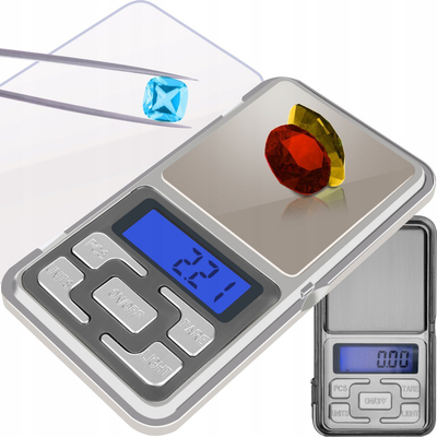 Peshore dixhitale xhepi Ruhhy Pocket Scale 500, saktësi 0.1 g, gri