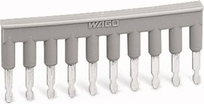 Krehër lidhës WAGO 281-490, për 10 klema, set 50 copë, gri