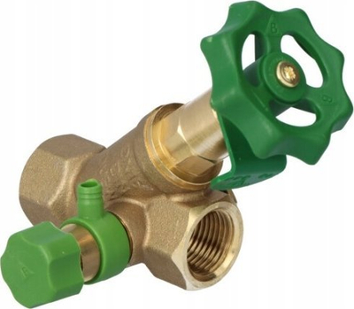 Valvul këndore kundër ndotjes Gebo PN16, DN15 1/2", metalike