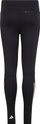 Leggins trajnimi adidas Aeroready 3S Optime TG Jr, bel i lartë, gjatësi 7/8, të zeza