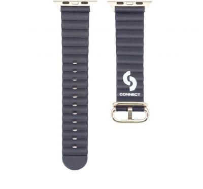 Rrip ore Riduria Siksniņa Connect Marine, lëkurë, 42/44/45mm, blu navy
